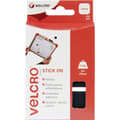 Miniatyrbild 1 av 2: VELCRO® VEL-EC60236 Kardborreband-kvadrater för fastlimning Statisk del och fleecedel (L x B) 25 mm x 25 mm Svart 24 pa