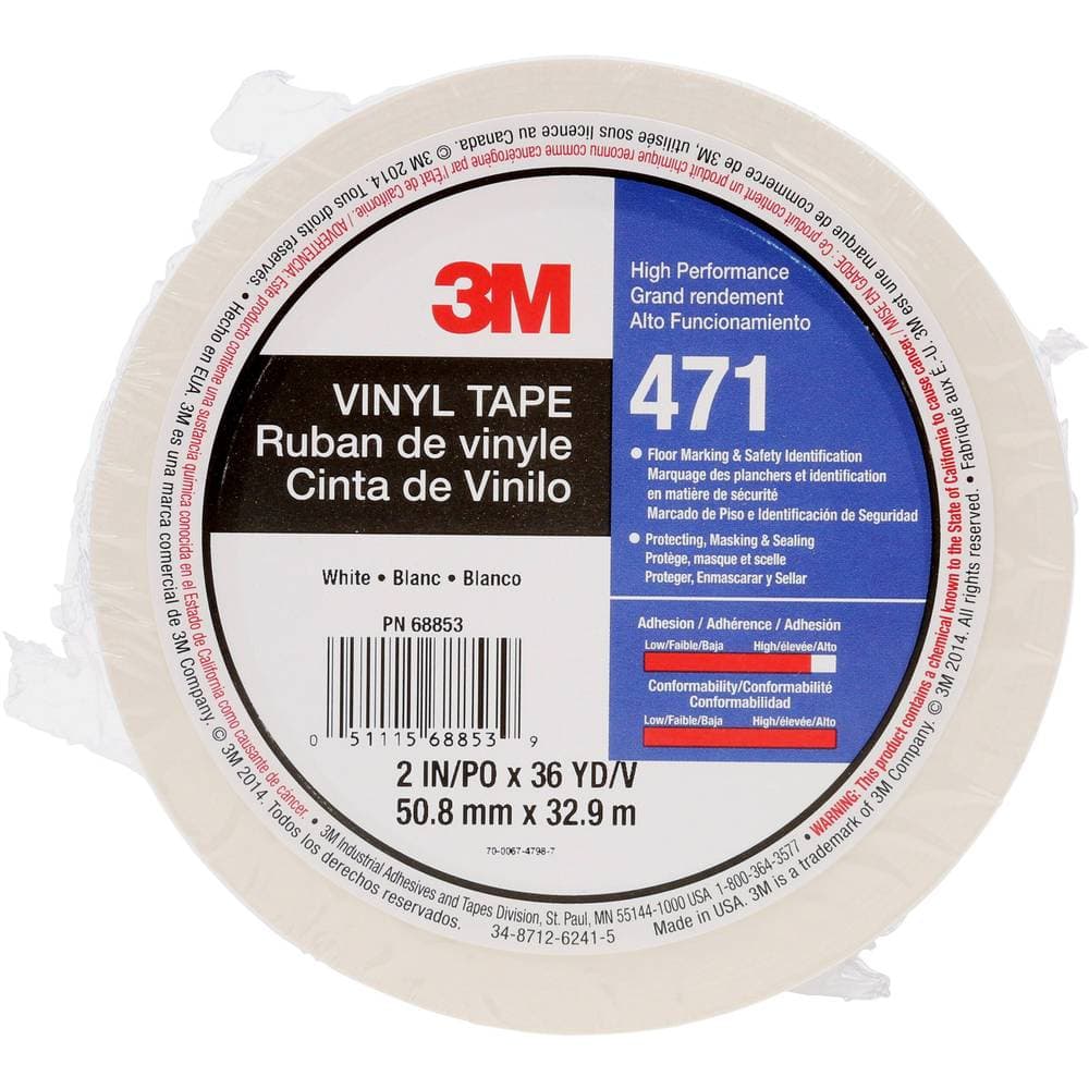 3M 471IW-W50-D PVC-tejp Vit (L x B) 33 m x 50 mm 1 st