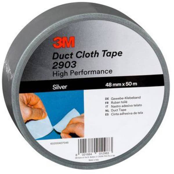 3M 2903D4850B Tygtejp 3M™ 2903 Svart (L x B) 50 m x 48 mm 1 st
