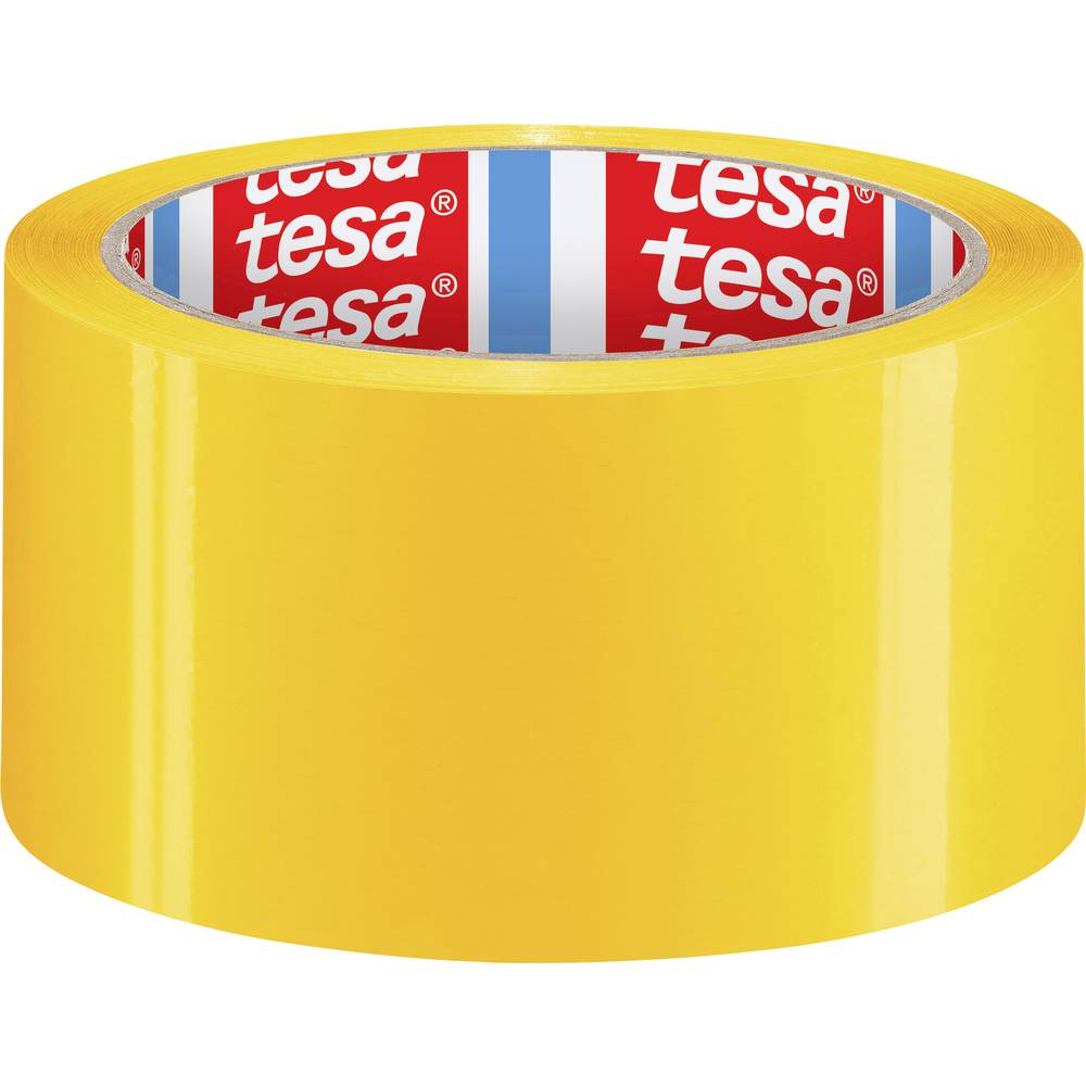 tesa SECURE & STRONG 58643-00000-00 Packtejp tesapack® Gul (L x B) 50 m x 50 mm 1 st