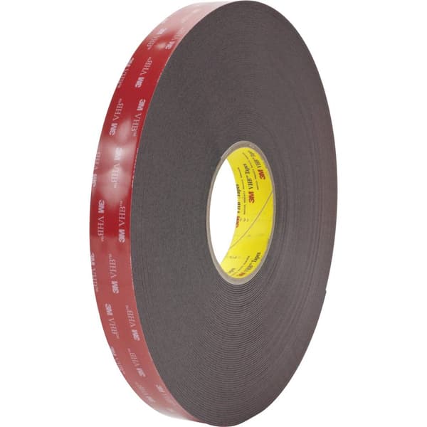 3M 5962F/2533 Dubbelsidiga tejp Svart (L x B) 33 m x 25 mm 1 st