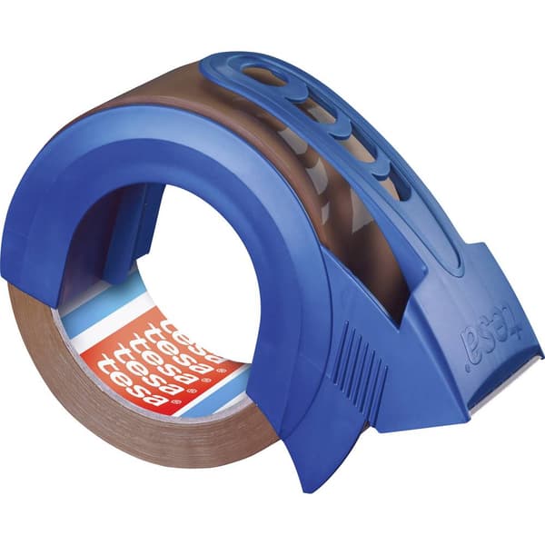 tesa Förpackningsbanddispenser tesapack Blå, Brun Rullbredd (max.): 50 mm Rullängd (max.) 66 m