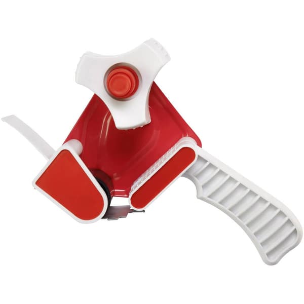 TOOLCRAFT Förpackningsbanddispenser Röd, Vit Rullbredd (max.): 50 mm Rullängd (max.) 66 m
