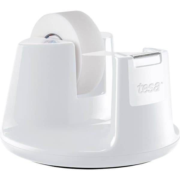 tesa Tejpdispenser tesafilm Compact Vit Rullbredd (max.): 19 mm Rullängd (max.) 33 m inkl. självhäftande filmrulle 33 m
