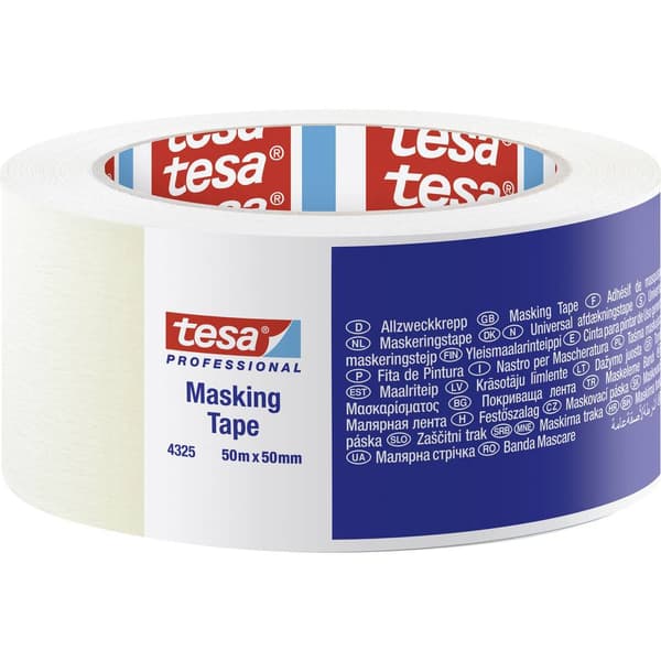 tesa STANDARD 04325-00004-01 Maskeringstejp tesa® Professional Beige (L x B) 50 m x 50 mm 1 st
