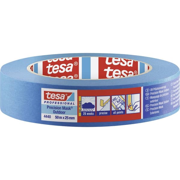 tesa PRECISION OUTDOOR 04440-00001-00 Maskeringstejp tesa® Professional Blå (L x B) 50 m x 25 mm 1 st