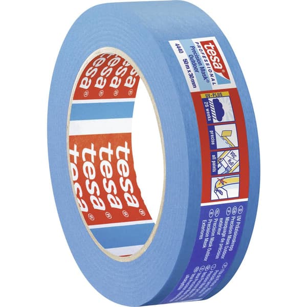 tesa PRECISION OUTDOOR 04440-00002-00 Maskeringstejp tesa® Professional Blå (L x B) 50 m x 30 mm 1 st