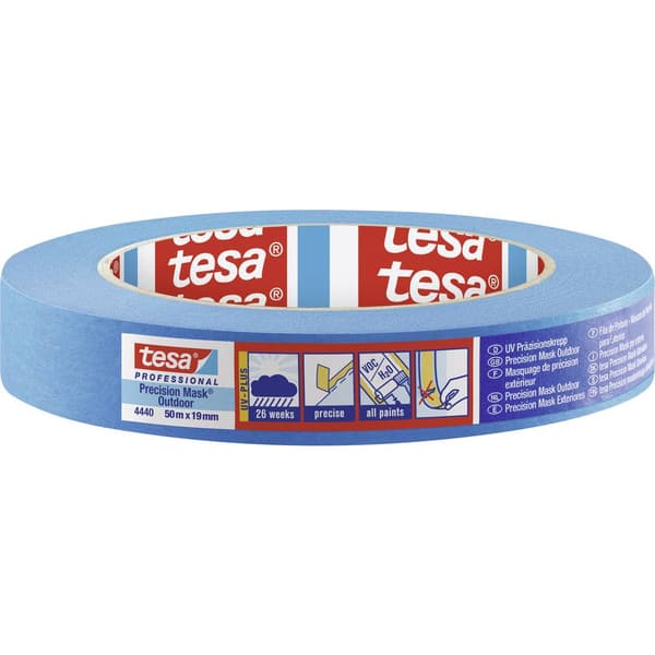 tesa PRECISION OUTDOOR 04440-00000-00 Maskeringstejp tesa® Professional Blå (L x B) 50 m x 19 mm 1 st