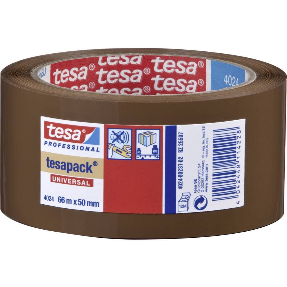 tesa UNIVERSAL 04024-00237-04 Packtejp tesapack® 4024 Brun (L x B) 66 m x 50 mm 1 st