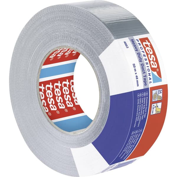 tesa STRONG 04663-00007-02 Tygtejp tesa® Professional Silver (L x B) 50 m x 48 mm 1 st