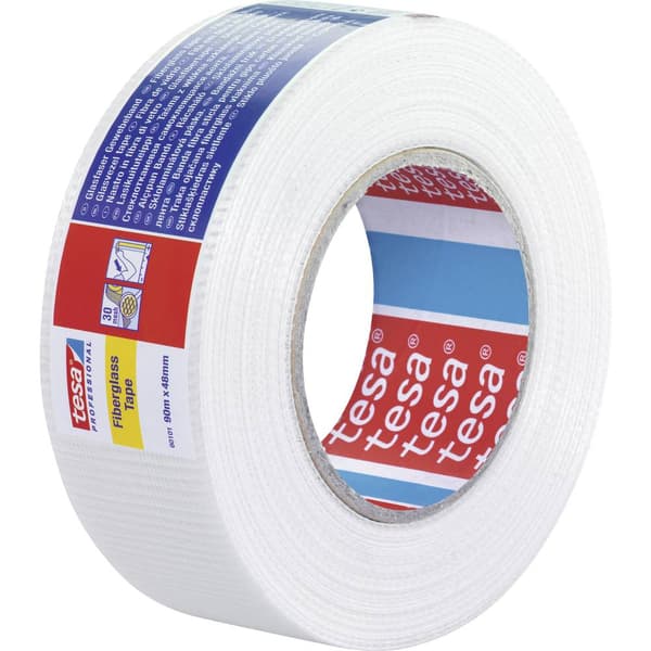 tesa 60101-00002-00 Tygtejp tesa® Professional Vit (L x B) 90 m x 48 mm 1 st