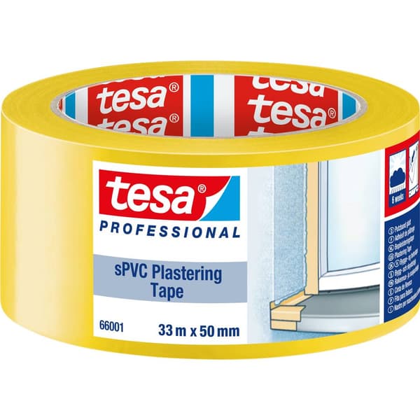 tesa SPVC 66001-00001-00 Gipstejp tesa® Professional Gul (L x B) 33 m x 50 mm 1 st
