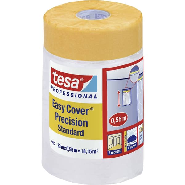 tesa 04402-00003-01 Täckfolie tesa Easy Cover® Orange (L x B) 33 m x 55 cm 1 st