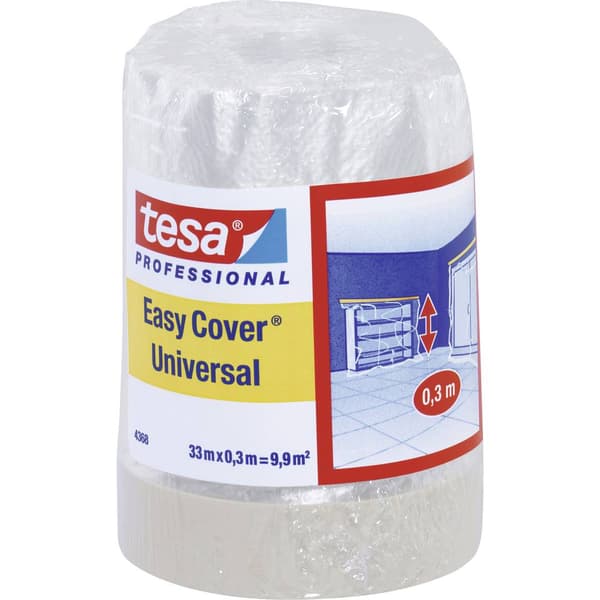 tesa 04368-00011-01 Täckfolie tesa Easy Cover® Ljusbrun (L x B) 33 m x 30 cm 1 st