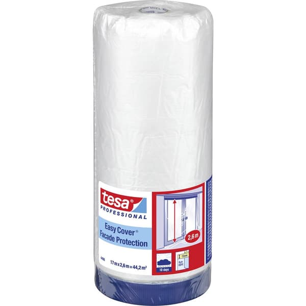 tesa 04498-00002-00 Täckfolie tesa Easy Cover® Transparent (L x B) 17 m x 2.6 m 1 st
