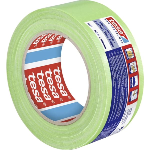 tesa MULTIPURPOSE 04621-00014-00 Gipstejp tesa® Professional Ljusgrön (L x B) 50 m x 50 mm 1 st