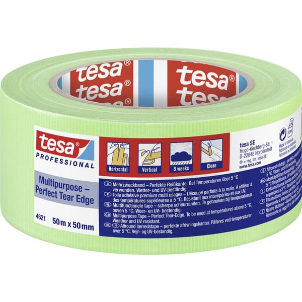tesa MULTIPURPOSE 04621-00014-00 Gipstejp tesa® Professional Ljusgrön (L x B) 50 m x 50 mm 1 st