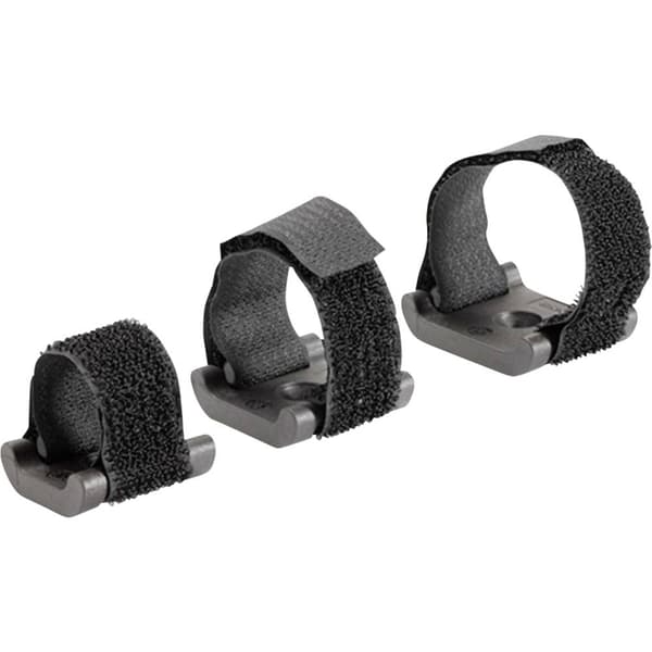 Hebotec Kardborreband-sockel för paketering, med sockel, för fastskruvning Statisk del och fleecedel (B x H) 30 mm x 30