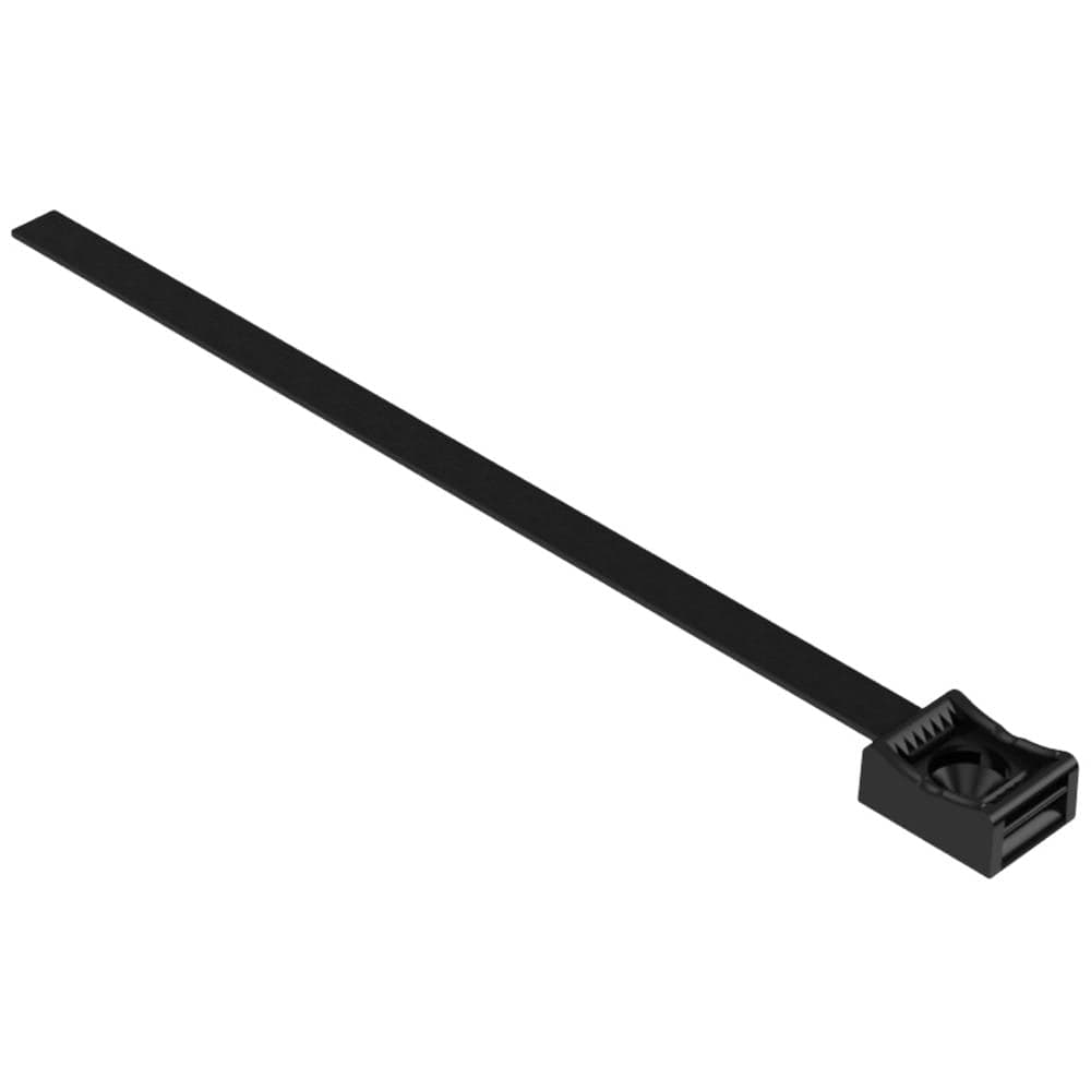 Kardborreband-sockel för paketering, med sockel, för fastskruvning Statisk del och fleecedel (B x H) 7.5 mm x 150 mm Sv