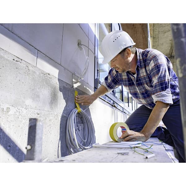 tesa 04662-00199-00 Tygtejp tesa® Professional Gul (L x B) 50 m x 48 mm 1 st