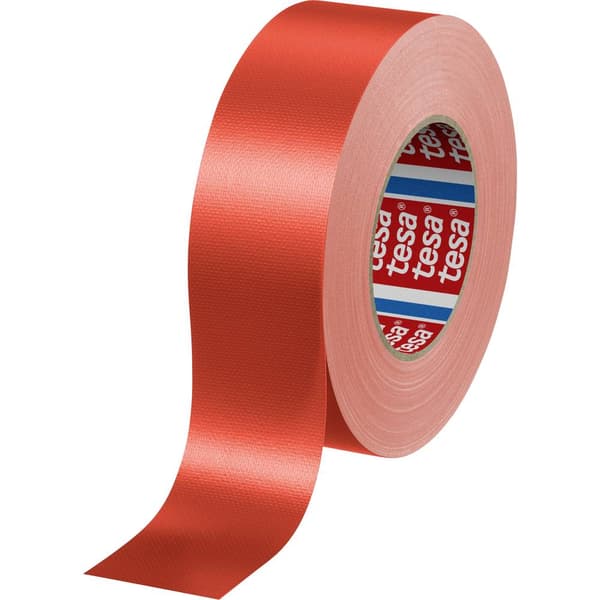 tesa 56359-00003-00 Tygtejp Röd (L x B) 25 m x 38 mm 1 st