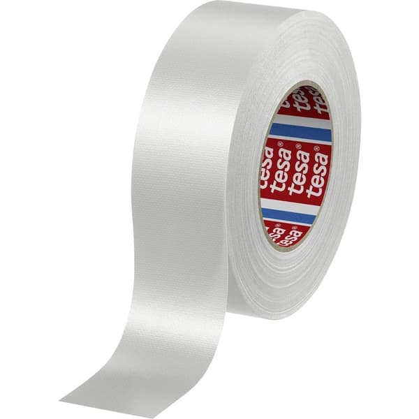 tesa 56359-00001-00 Tygtejp Vit (L x B) 25 m x 38 mm 1 st