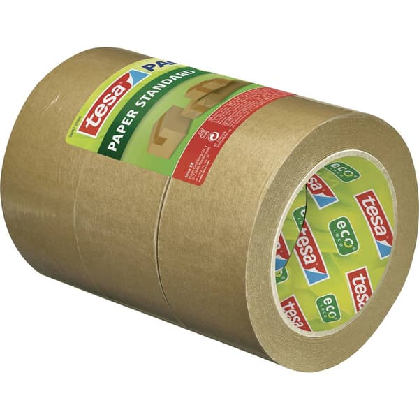 tesa STANDARD ecoLogo® 58292 Packtejp Brun (L x B) 50 m x 50 mm 3 st