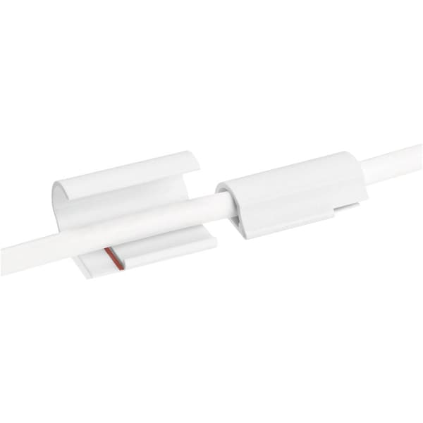 tesa POWERSTRIPS® Kabelklämmor Vit