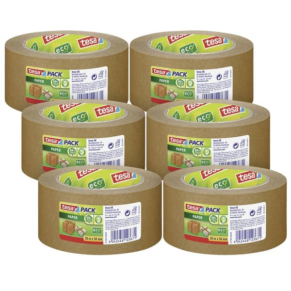 tesa 57180 Packtejp (L x B) 50 m x 50 mm 6 st