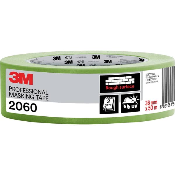 3M PT206036 Målartejp 3M™ 2060 Ljusgrön (L x B) 50 m x 36 mm 1 st