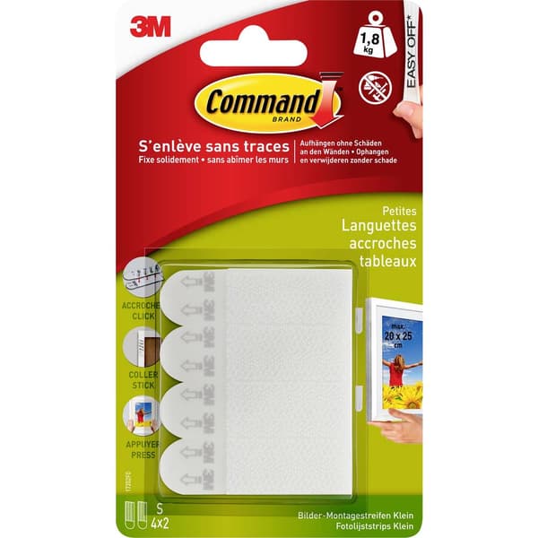 3M Command™ bildmonteringar Vit
