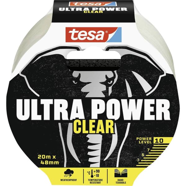 tesa ULTRA POWER CLEAR 56496-00000-00 Repareringstejp Transparent (L x B) 10 m x 48 mm 1 st