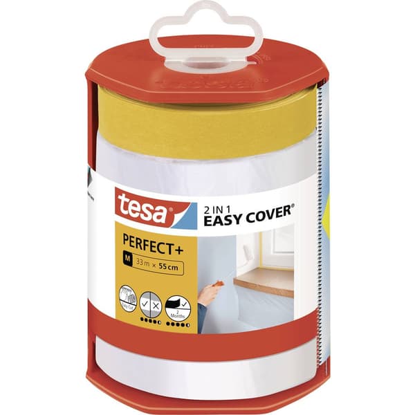 tesa Easy Cover Perfect+ 56570-00000-00 Täckfolie Gul, Transparent (L x B) 33 m x 550 mm 1 st