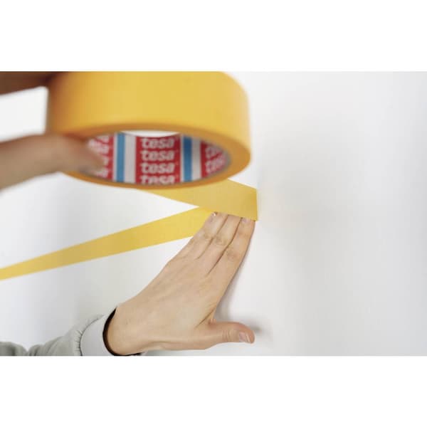 tesa Perfect+ 56539-00000-00 Målartejp Gul (L x B) 100 m x 30 mm 2 st