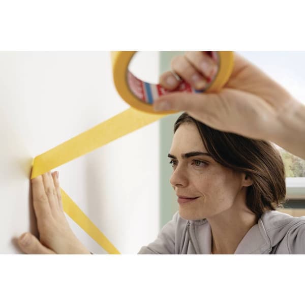 tesa Perfect+ 56538-00000-00 Målartejp Gul (L x B) 50 m x 50 mm 1 st