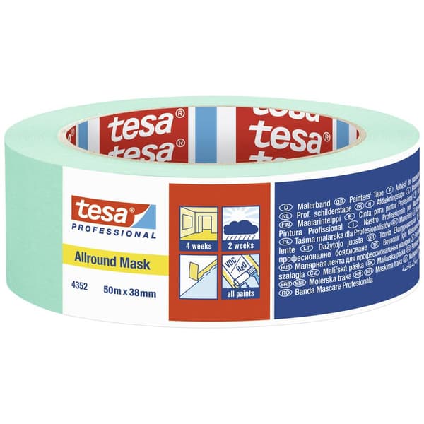 tesa ALLROUND MASK 04352-00003-00 Maskeringstejp Mint (L x B) 50 m x 38 mm 1 st