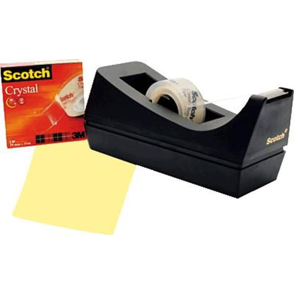 3M Tejpdispenser 83980 Svart Rullbredd (max.): 19 mm Rullängd (max.) 10 m