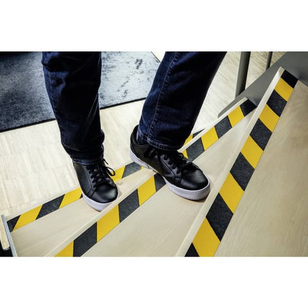 Durable DURALINE GRIP 1083130 Antiglidtejp Svart, Gul (L x B) 15 m x 50 mm 1 st