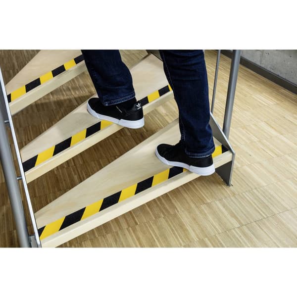 Durable DURALINE GRIP 1083130 Antiglidtejp Svart, Gul (L x B) 15 m x 50 mm 1 st