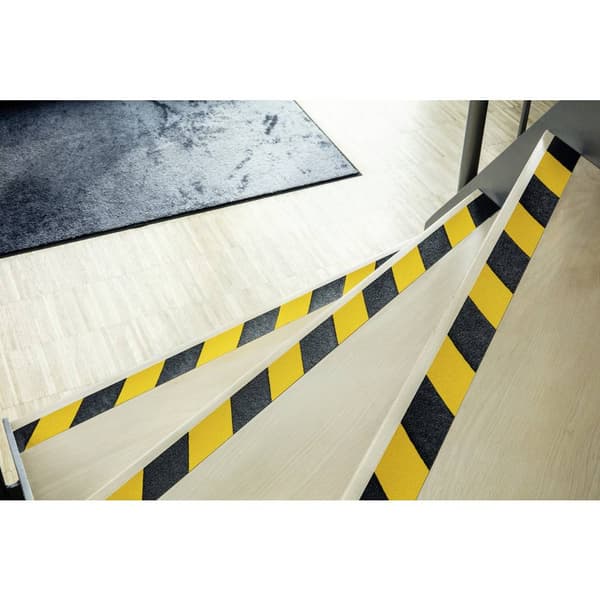 Durable DURALINE GRIP 1083130 Antiglidtejp Svart, Gul (L x B) 15 m x 50 mm 1 st