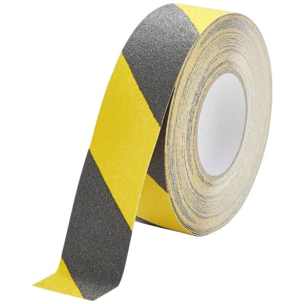 Durable DURALINE GRIP 1083130 Antiglidtejp Svart, Gul (L x B) 15 m x 50 mm 1 st
