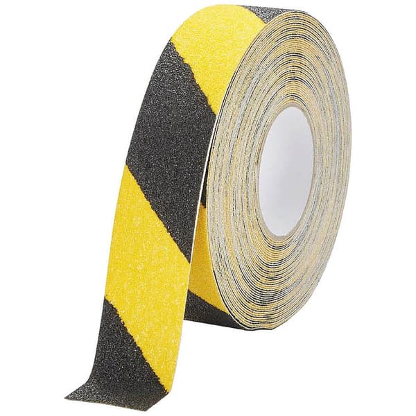 Durable DURALINE GRIP 1097130 Antiglidtejp Svart, Gul (L x B) 15 m x 50 mm 1 st