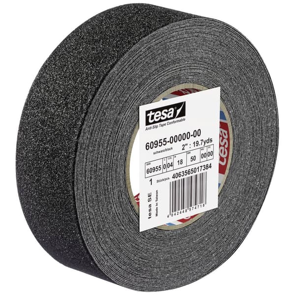 tesa ANTI-RUTSCH 60955-00000-00 Antiglidtejp tesa® Svart (L x B) 18 m x 50 mm 1 st
