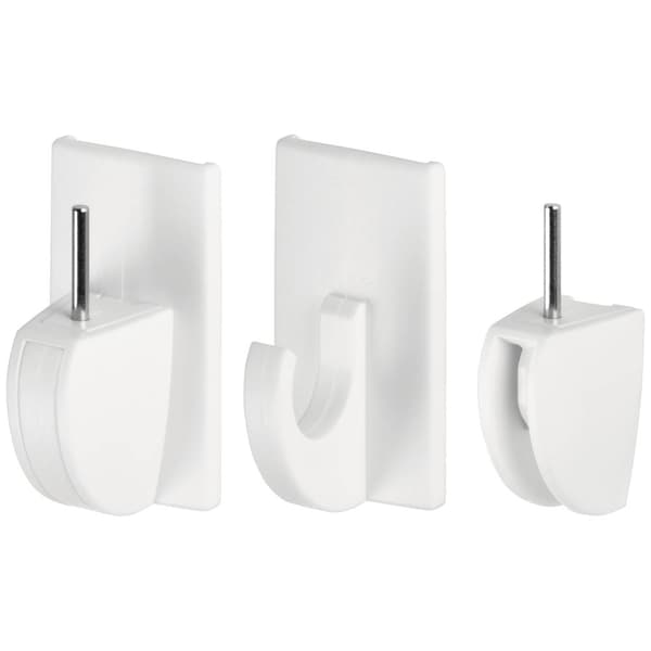 tesa Tesa Powerstrips Vario-gardinstrokar i 3-pack - självhäftande gardinstänger från Tesa - kan tas loss igen och anvä