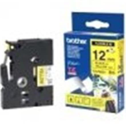 BROTHER P-Touch TZE-FX631 black on yellow 12mm