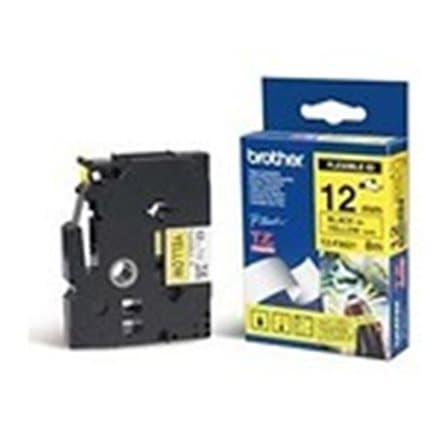 BROTHER P-Touch TZE-FX631 black on yellow 12mm
