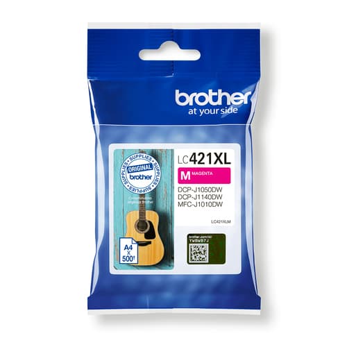 Brother LC421XLM Ink Cartridge, Magenta | Brother LC421XLM | Ink Cartridge | Magenta