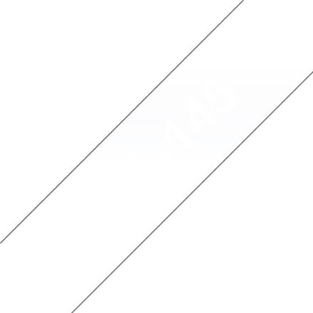 BROTHER TZE145 18mm WHITE ON CLEAR