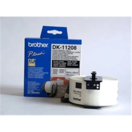 BROTHER DK11208 Brother nagymeretu cimke 38x90mm, 400/tekercs