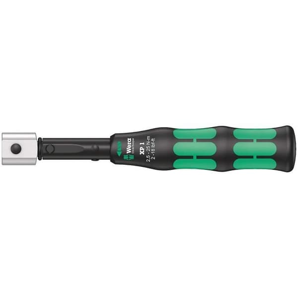 Dynamometrisk nyckel - Wera - XM 117 - 2.5-25 Nm - Precision +/- 2% - Adaptor 9x12